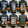 2024 Inverno Clássico Homens Hóquei 71 William Karlsson Jerseys 81 Jonathan Marchessault 7 Alex Pietrangelo 9 Jack Eichel 61 Mark Stone Branco Bege Stitch Reverse Retro