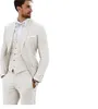 Costumes pour hommes Blazers lin costume d'affaires décontracté 4 pièces marié Banquet de mariage pour hommes Traje Americana Hombre vêtements 231202