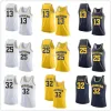 Nikivip Michigan Woerines College #13 Moritz Wagner basketbalshirts #25 Juwan Howard #32 Luke Wilson Mens Ed Custom elk nummer Na