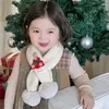 Écharpes Wraps Pompon De Noël Enfants Écharpe Filles Hiver Épaissir Châles Tricotés Enfants Collier De Cou Garder Au Chaud Bébé Vêtements Accessoires Bufanda 231202