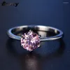 Cluster Rings Engagement Luxury Silver Color For Woman Fine Natural Gemstone Ring 2023 Trend Wedding Party Fashion Original Jewelry Gift