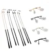 Solglasögon ramar 10 Sets Rimless Eyewear Metal Temple och Bro Nose Pad Arm Holder With