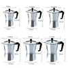 Potrawy do kawy Aluminiowy producent trwałym Moka Cafeteira Cawy Expresso Percolator MultiCapacity Octagonalny 231201