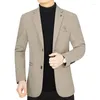 Trajes para hombres Hombres Blazers delgados Chaquetas Hombre Negocios Casual Diseñador Abrigos Ropa formal Primavera Otoño Tamaño 4