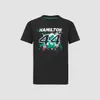 T-shirts pour hommes 2023/2024 Nouveaux fans de l'équipe de course de Formule 1 F1 Mesh respirant Col rond à manches courtes Jersey pour enfants Vêtements de sport en plein air Casualt-shirt Tee 9cpw