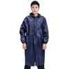 Raincoats clássico masculino oxford pano capa de chuva com mangas adulto bateria carro engrossado chuva de corpo inteiro