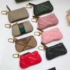 Men women Key Wallets Designer Fashion Coin Purse Card Holder Pendant Wallet genuine leather zipper Bag Accessoires 8 Color247D