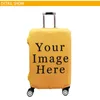 Stuff Sacks 1832 Inch Customize Your Image Name Luggage Cover Suitcase Protective Covers Elastic Antidust Case Trolley 231201