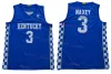 NCAA Basketball Kentucky Wildcats College Tyler Herro Jersey 14 Devin Booker 1 John Wall 11 Tyrese Maxey 3 Demarcus Cousins ​​15 Davis 23