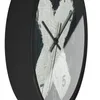 X marque l’horloge murale du temps, horloge moderne pour la décoration de bureau