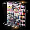 Nail Practice Display False Nail Art Gel Polish Color Pull Style Show Box Acrylic Magnet Board Display Tools Nail Art Display 231202