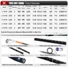 Båtfiskestavar Purelure Lubina Spinning Rod For Bass High Carbon Long Throwing Fishing Post in Fuji Accessories Plus Spinning Reel 231201