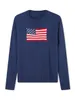 Vrouwen Truien Vrouwelijke Pollover Trui Vrouwen Causale Amerika Vlag Soft Top Herfst Winter Gebreide Lange Mouw 231201