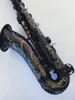 Professionelles neues japanisches Tenorsaxophon B-Dur Musik Woodwide Instrument Schwarz Nickel Gold Saxophon Geschenk mit Mundstück
