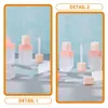 Lip Balm 10 Pcs Lip Gloss Tubo Viagem Garrafa de Óleo Tubos Vazios Picolé Abs Recipientes Bálsamo Maquiagem Caboodle 231202