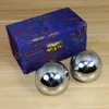 Outros itens de massagem 2x chinês baoding bolas fitness handebol saúde exercício estresse terapia de relaxamento cromo mão massagem bola 38mm 231201