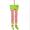 Christmas Decorations Santa Elf Legs Plush Stuffed Feet With Shoes Christmas Tree Decorative Ornament Home Ornaments BJ