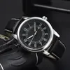 Zegarki na nadgarstek na nadgarstki dla 2023 r. Zegarki męskie Trzy igły kwarc zegarek wysokiej jakości najlepsza luksusowa marka projektant zegarowy pasek mody mody świąteczny Montre de Luxe