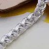 Bracelets à maillons couleur argent, chaîne de bijoux pour femmes et hommes, 6mm 4MM, haute qualité, cadeau de saint-valentin, beau prix d'usine, vente en gros