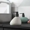 Dyspensator mydła w stylu europejskim w stylu antibakteryjnym ceramicznym płynie ceramicznym pras