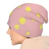 Berets Mr Blobby Wzorka Knit Hat Hat Arey Funny Luksus Golf for Man Women's