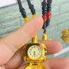 2023 New Retro Golden Turtle Pocket Watch Lucky Gold Creative Student Necklace Watch Personalized Leisure Female Quartz Watch Female