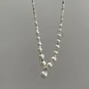 Pendant Necklaces Gradient Size Pearl Necklace Women Jewelry