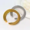 Bangle 2023 Chunky Gótico Banhado A Ouro Bangles Charme Malha Forma Acessórios de Mão de Aço Inoxidável para Presente Feminino