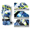 Guantes deportivos Invierno Snowboard Ski PU Cuero Antideslizante Pantalla táctil Impermeable Motocicleta Ciclismo Fleece Cálido Nieve Unisex 231202