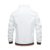 Giacche da uomo Cappotto sportivo impermeabile da esterno Giacca a vento moda Bianco Bomber casual Abbigliamento Primavera Estate Uomo