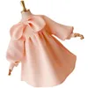 Robes de fille fille à manches longues robe d'hiver couleur rose doux princesse fête robe de bal pour enfant en bas âge cadeau d'anniversaire 231202