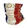 Bandana's Napoleontische Franse 85e regimentsvlag Bandana Winter nekwarmer Wrap gezichtssjaal Wandelen Frankrijk Fleur De Lis Gaiter hoofdband