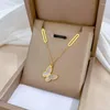 Anhänger Halsketten Edelstahl Elegante Shell Schmetterling Für Frauen Dame Trendy Mode Zubehör Schmuck Geschenke