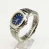 Wristwatches 6 Colors Dress 40MM Square Case NH35 Mechanical Men's Watch Gradient Blue Dial Sapphire Glass Luminous Automatic