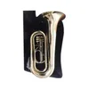 SAVEOUND OEM Billiga BB Gold 3 Pistons Marching Instrument Tuba Jytu0738