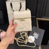 Mini makyaj çantası 12cm tasarımcı kadın omuz çantası deri elmas altın donanım metal toka lüks el çantası matelasse zincir crossbody çanta kutusu çantaları moda çantası sacoche