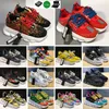 2023 Designer Herren Damen Chain Reaction Freizeitschuhe Triple White Black Twill Orange Blue Fluo Multi-Color Gummi Wildleder Plateau Sneaker Sport-Schnürschuh