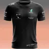 T-shirts pour hommes 2023/2024 nouvelle équipe de course de formule 1 F1 Petronas Motorsport Fans de voiture été séchage rapide maillots respirants Enex