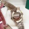 Orologio classico da donna di moda con vendita diretta in fabbrica, meccanico automatico da 36 mm della settimana, stelle con data e orologi da polso in acciaio inossidabile con diamanti L008