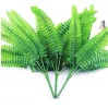 Fashion Artificial Plastic Fern Plant Fake Flower Wedding Flower Arrangement Home Decoration