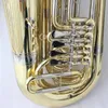 Mosiężne instrumenty 3 orkiestra tłokowa używana tuba