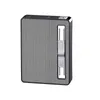 10 Pieces Cigarette Box Case Tobacco Cigarettes in Packs Gadgets for Men Torch No Gas Lighter Windproof