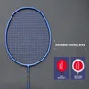 Raquetas de bádminton Raquetas de bádminton ultraligeras 8U 60G 100% fibra de carbono con bolsas de cuerdas 22-30LBS G5 Raqueta deportiva profesional para adultos 231201