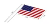 Mini drapeau national américain à main, 2114 cm, drapeaux américains étoiles et rayures pour célébration du festival, défilé, élections générales OWE68498354335