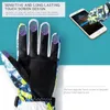 Guantes deportivos Invierno Snowboard Ski PU Cuero Antideslizante Pantalla táctil Impermeable Motocicleta Ciclismo Fleece Cálido Nieve Unisex 231202