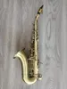 Saxofone soprano curvo antigo estilo Mkvi de música oriental com gravura AAA