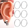 Neusringen Studs Vanku 10st Scharnierende Septum Clicker Segment Neusring Lip Oorkraakbeen Oor Helix Body Piercing Sieraden Stalen Ring Hoop 231201