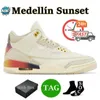 Basketball Shoes Jumpman 3 Men Women Sneakers 3s White Cement Fear Fire Red Lucky Green Palomino Cardinal Racer Blue Washington Wizards UNC laser Orange Trainer