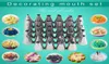 35pcsset Cake Decoration Stainless Steel Good Quality Glaze Pipes Nozzles Pastry Tips Set Cake Baking Tools Accessoriesa429876211