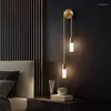 Vägglampa nordisk sconce modern led sovrum sängkorridor gång hem inomhus dekoration belysning